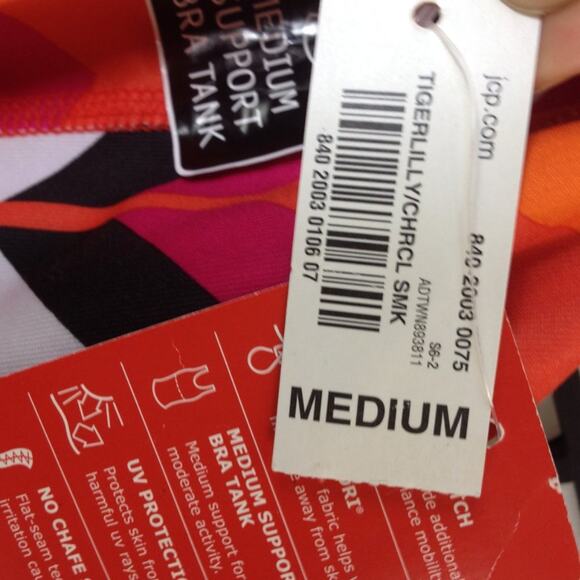 Xersion Tigerlilly Performancewear Quick Dry Tank Top M - Picture 9 of 11